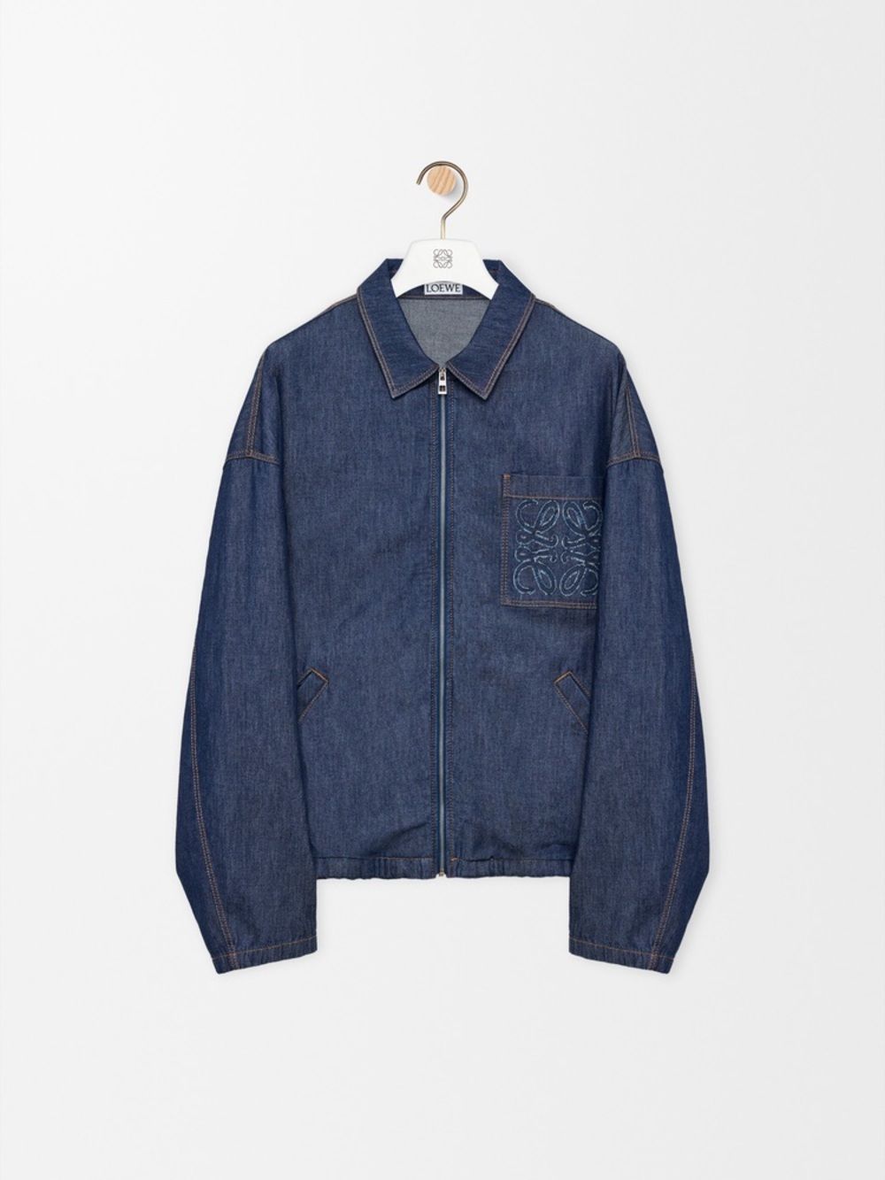 Loewe Zip-up jacket in cotton Unisex Size44